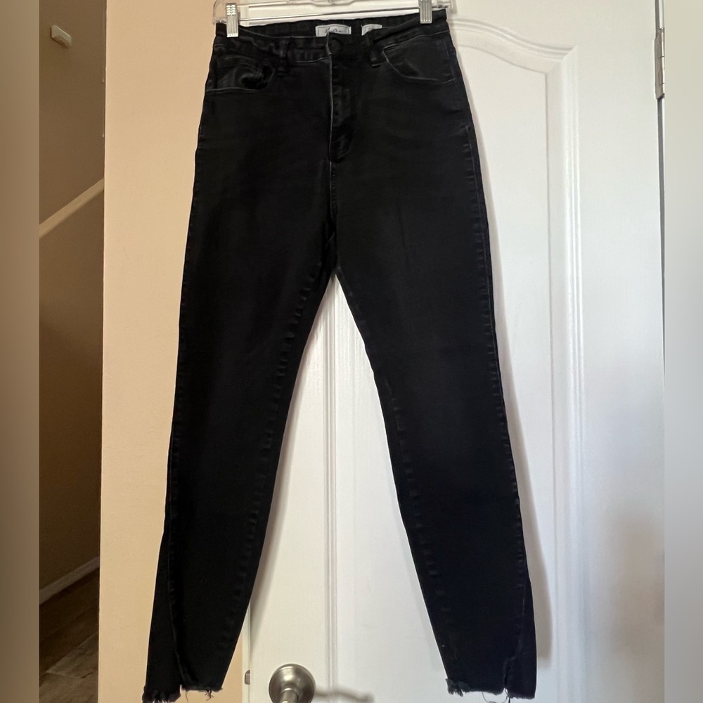 Kurvy High Rise Black Jeans
